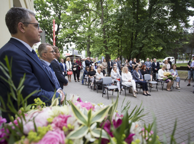 Otwarcie wyremontowanego bunynku nr 12 Kliniki Pediatrii, Onkologii i Hematologii UCK_fot. Sylwia Mierzewska UCK