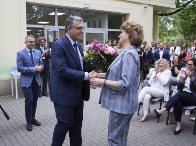 Otwarcie wyremontowanego bunynku nr 12 Kliniki Pediatrii, Onkologii i Hematologii UCK_fot. Sylwia Mierzewska UCK