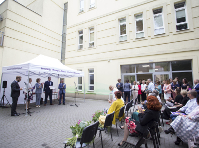 Otwarcie wyremontowanego bunynku nr 12 Kliniki Pediatrii, Onkologii i Hematologii UCK_fot. Sylwia Mierzewska UCK