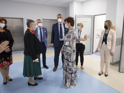 Otwarcie wyremontowanego bunynku nr 12 Kliniki Pediatrii, Onkologii i Hematologii UCK_fot. Sylwia Mierzewska UCK