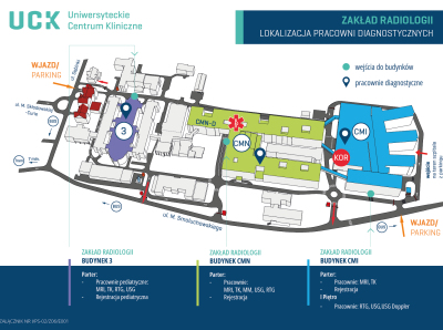 Lokalizacja pracowni Z. Radiologii