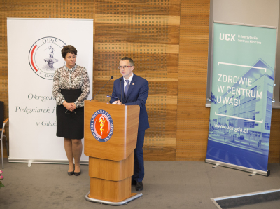 prof. dr hab. n. med. Marcin Gruchała, Rektor GUMed fot. Sylwia Mierzewska UCK