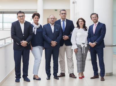 Na zdjęciu: Piotr Ciborski, Anna Lignowska, Adam Sudoł, Jakub Kraszewski, Dorota Kuzimska, Tomasz Stefaniak